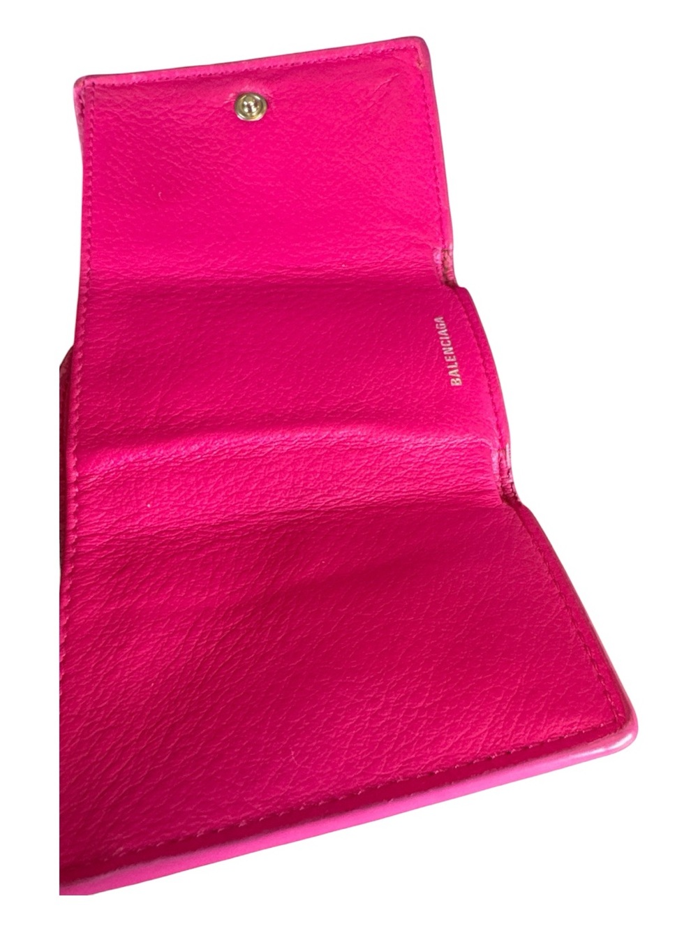 BALENCIAGA Papier Wallet Mini Rose Magenta - Picture 8 of 12